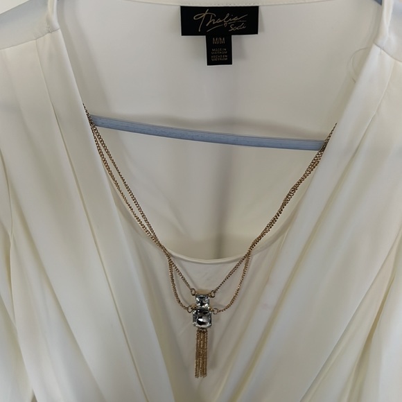 Thalia womens sheer blouse - Picture 2 of 5